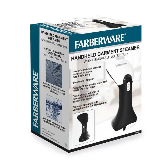 Farberware FHS900B Handheld Garment Steamer Wayfair
